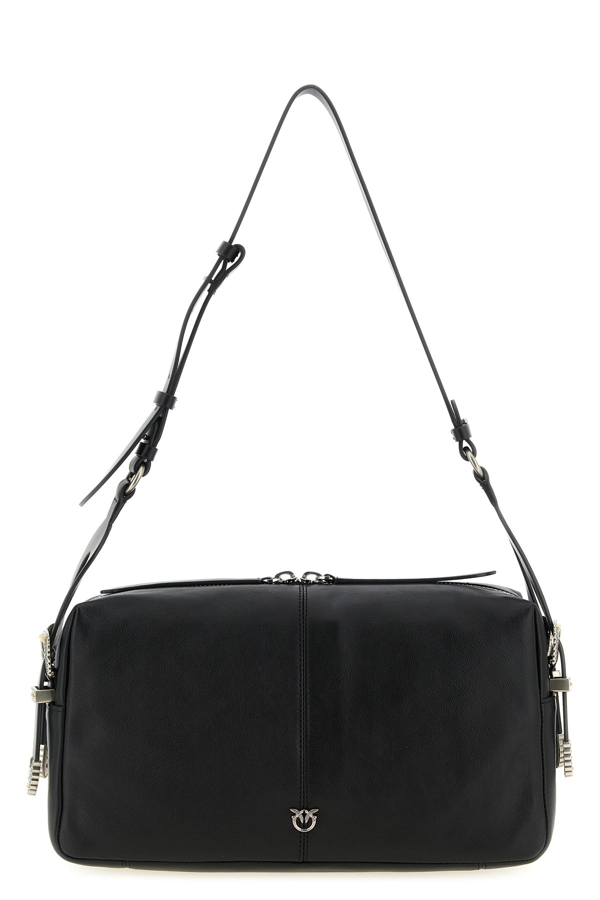 keeper shoulder bag in new biker leather