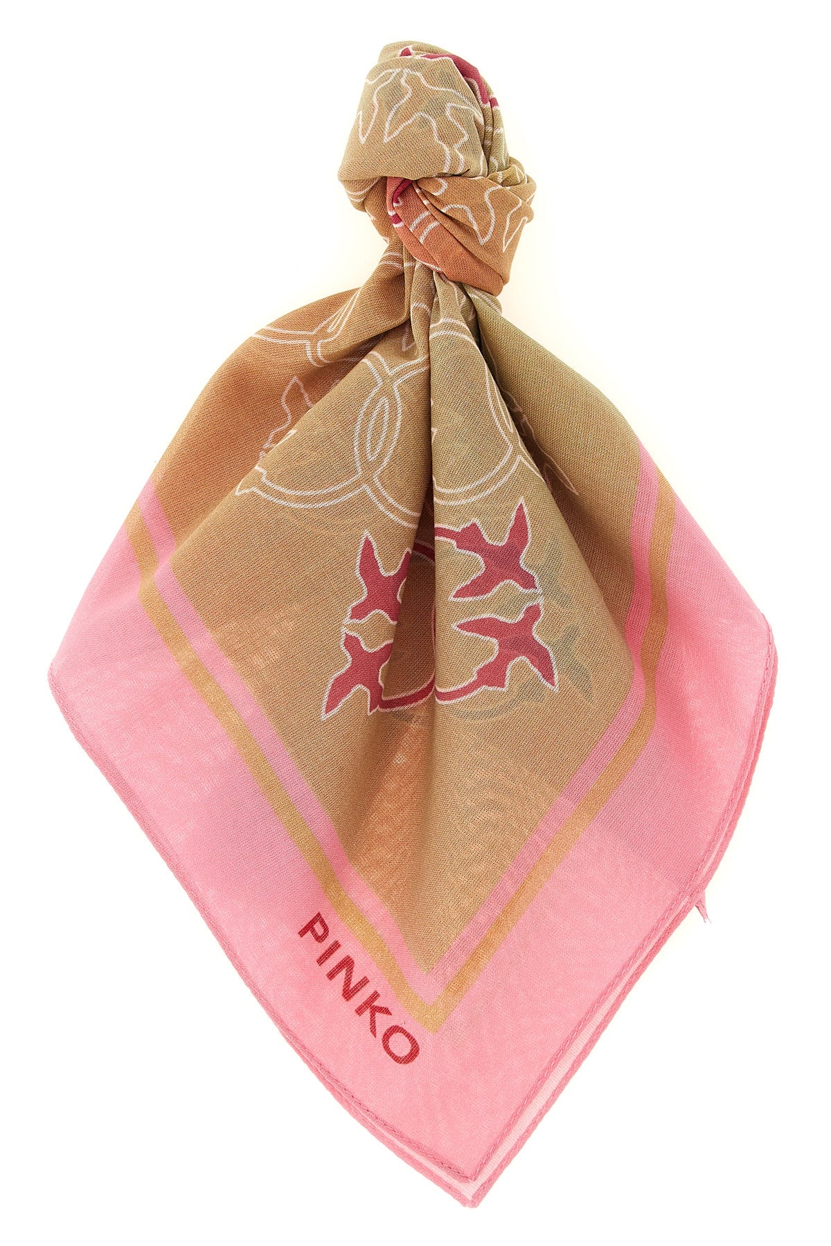 valzer scarf in cotton canvas