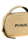 small beauty in woven raffia effect fabric