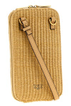 braided raffia smartphone holder