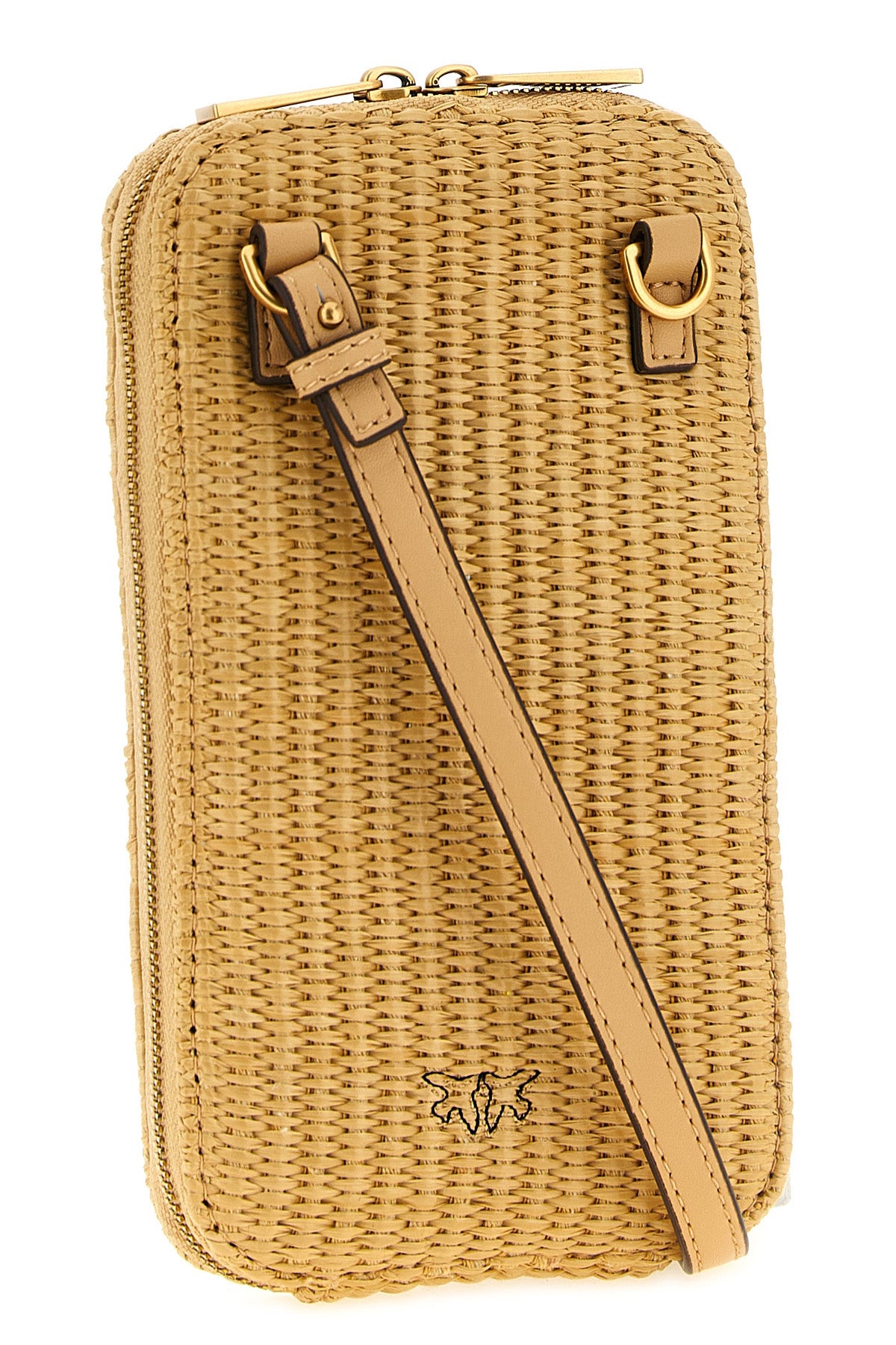 braided raffia smartphone holder