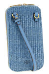 braided raffia smartphone holder