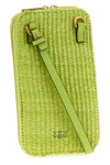 braided raffia smartphone holder