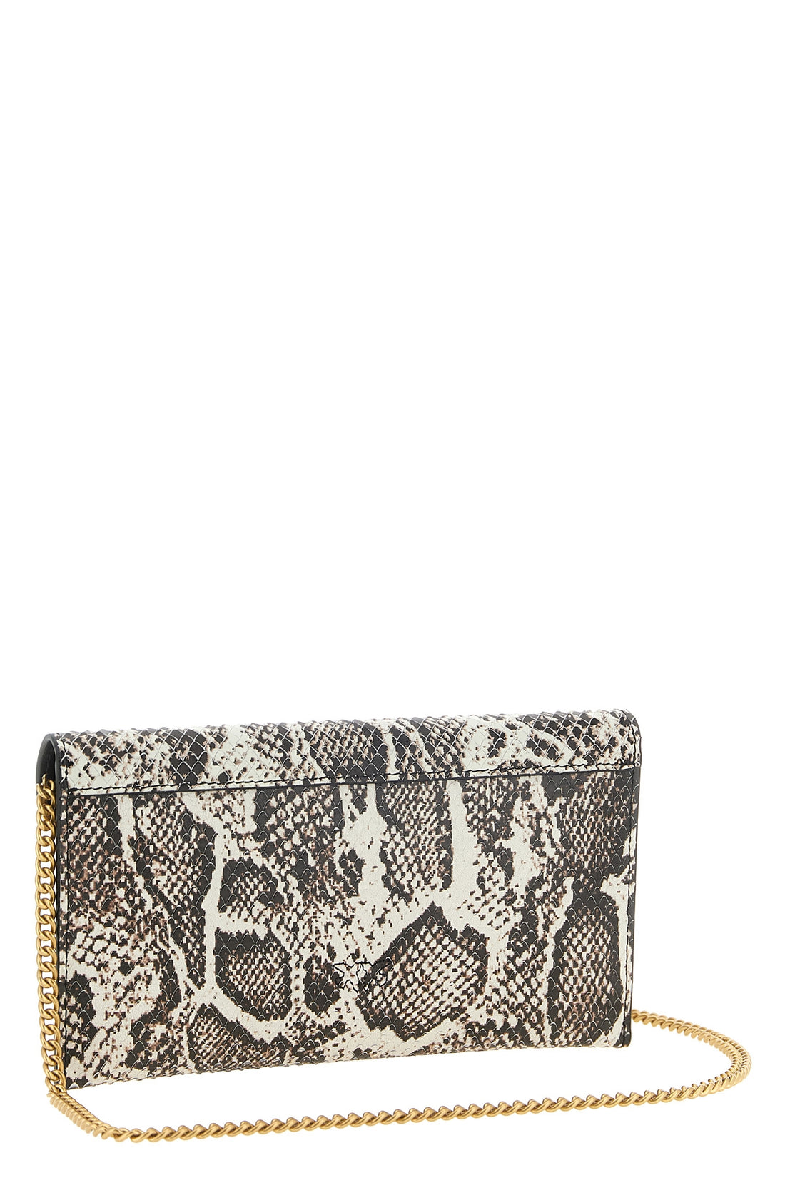 PINKO OS the pinko mini clutch bag is made of fine calf leather