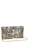 the pinko mini clutch bag is made of fine calf leather