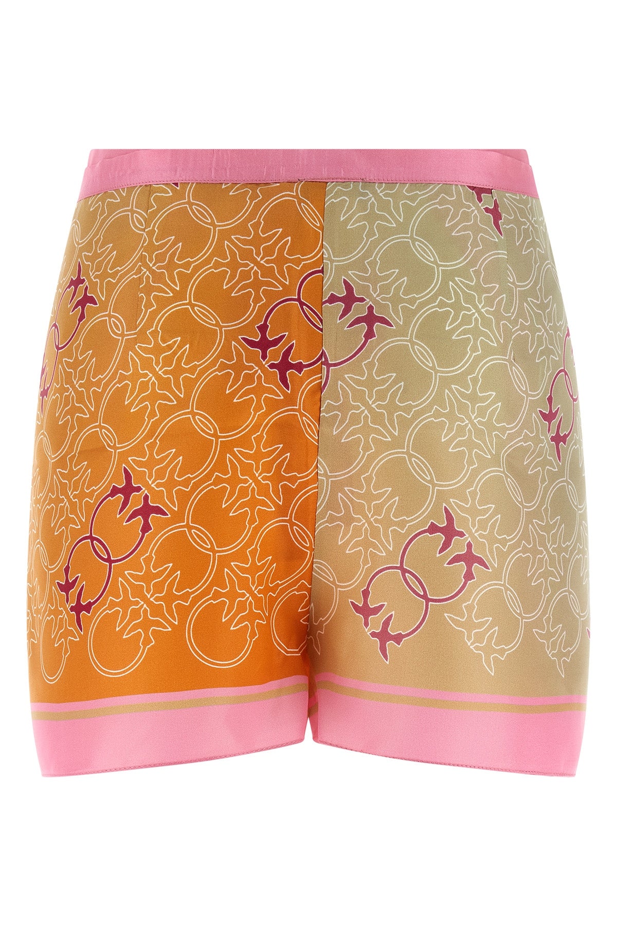 merengue shorts in viscose and silk blend twill