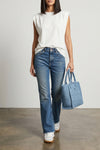beach mini shopping bag in woven raffia