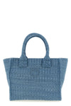 beach mini shopping bag in woven raffia
