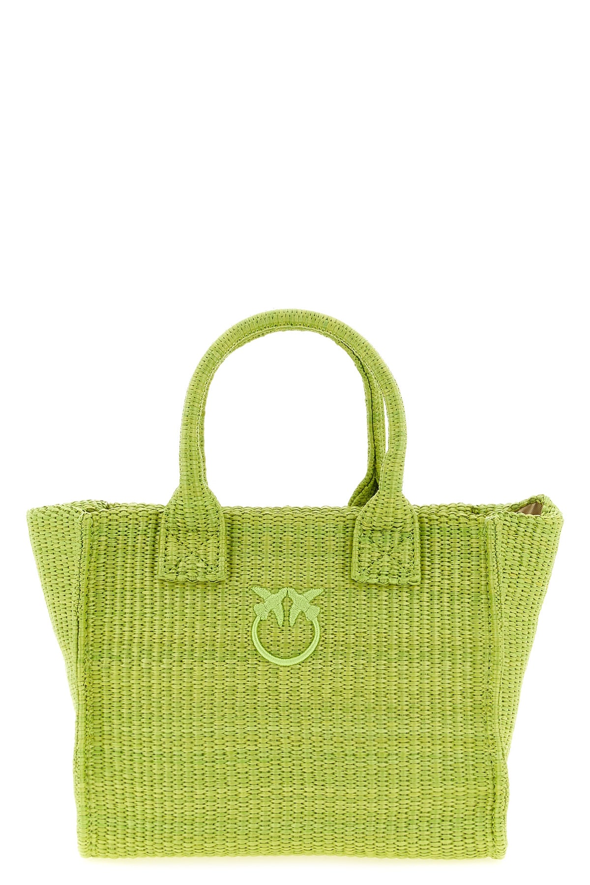 beach mini shopping bag in woven raffia
