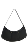 pocket body large suede shoulder bag