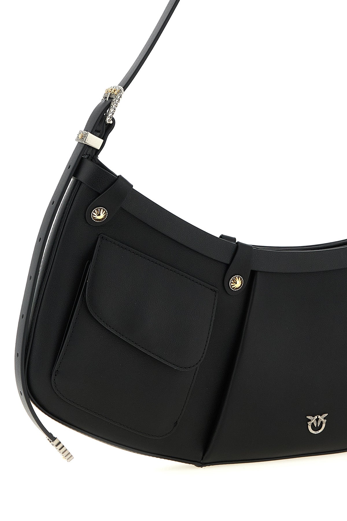 pocket body large suede shoulder bag