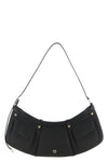 pocket body large suede shoulder bag