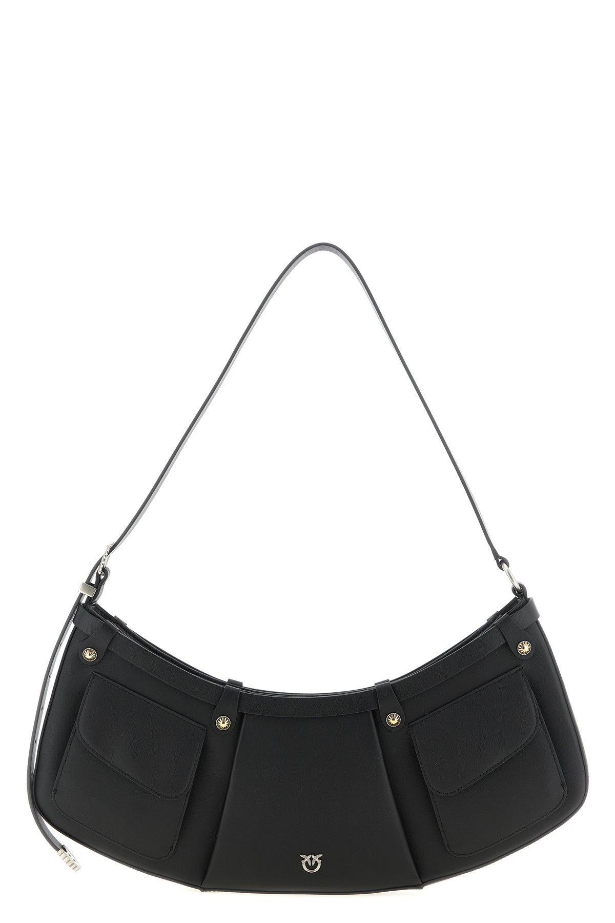 pocket body large suede shoulder bag