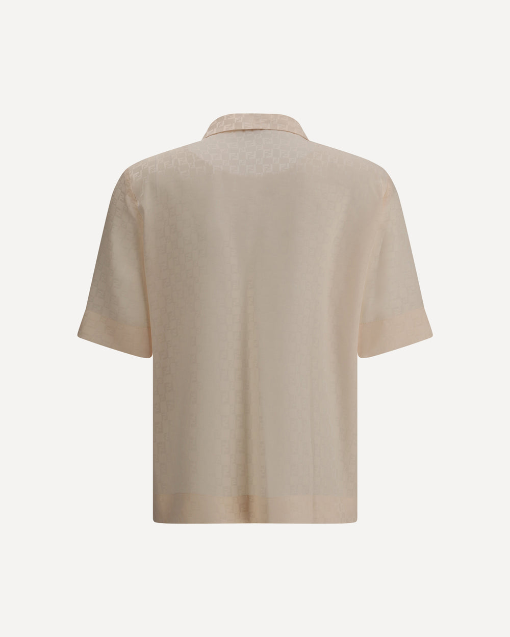 ff pattern silk shirt