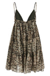 adrano mini dress in cotton muslin