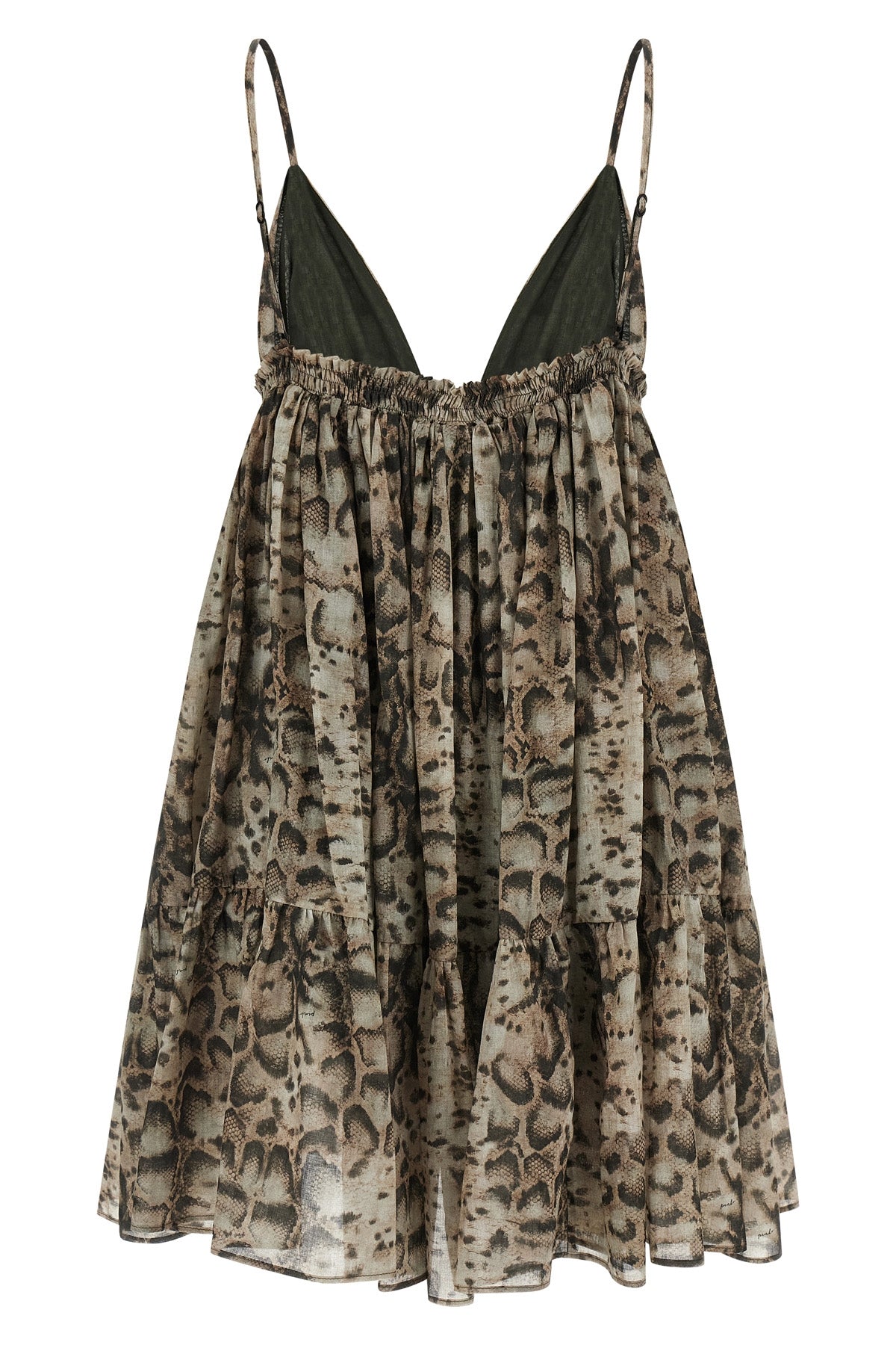 adrano mini dress in cotton muslin