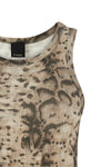 belfiore ribbed stretch cotton top