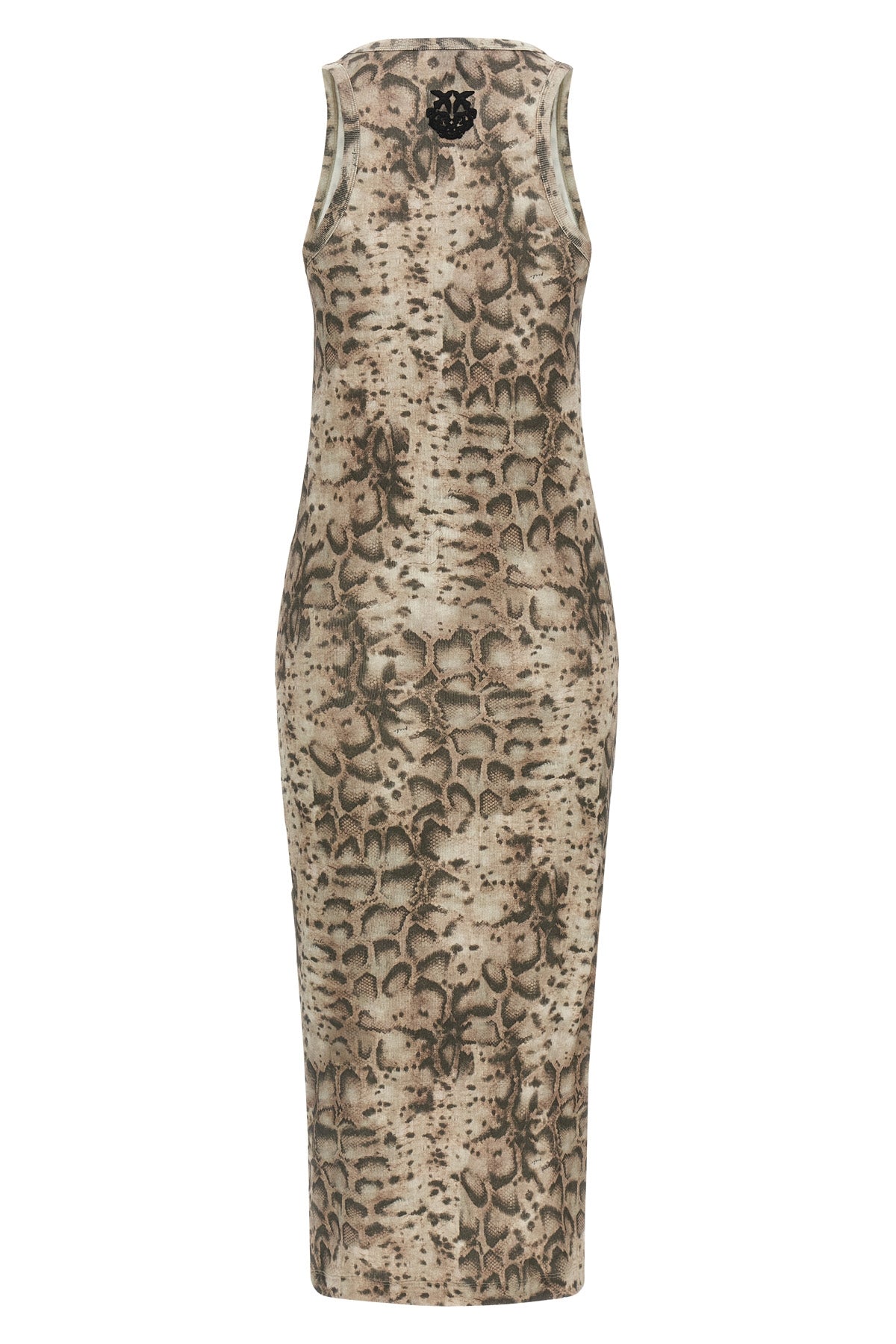 long novoli dress in stretch cotton