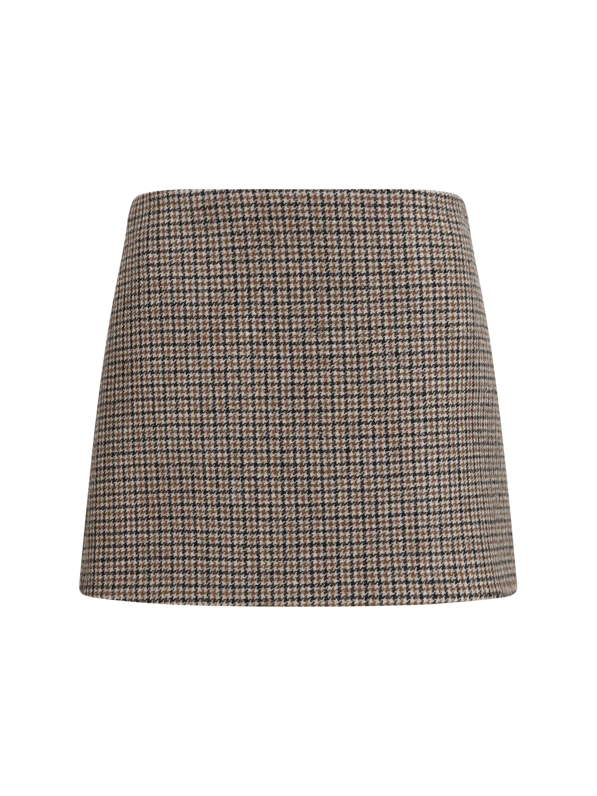 houndstooth mini skirt