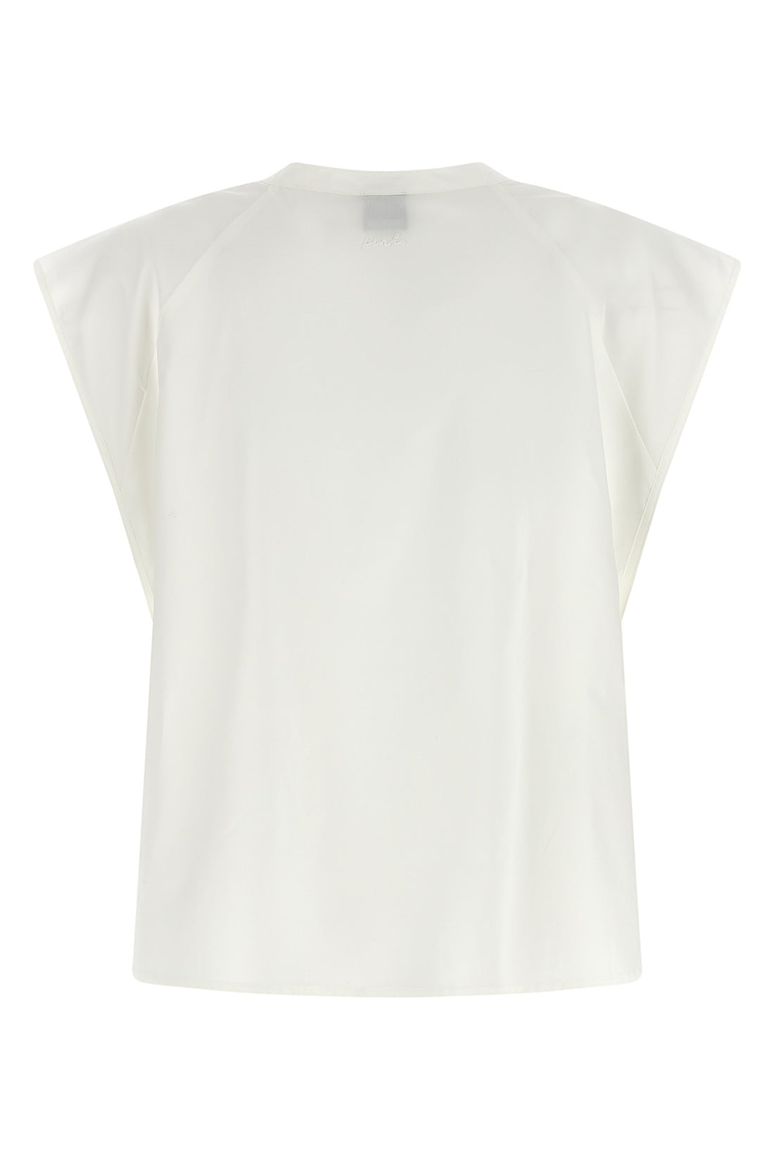 PINKO 38 apecchio blouse in light cotton poplin