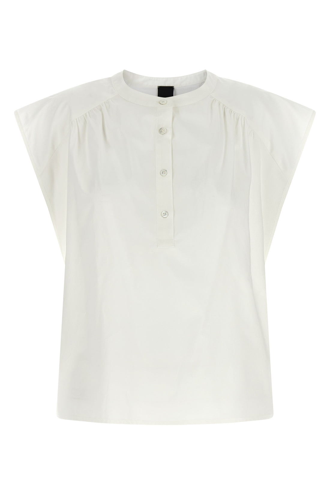 PINKO 38 apecchio blouse in light cotton poplin