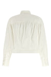 carne crop shirt in cotton poplin