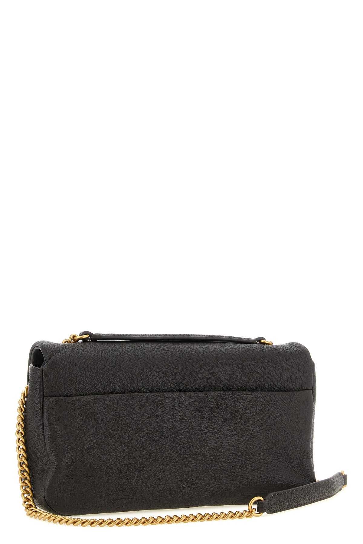 the pinko shoulder bag stands out for its soft but structured silhouette