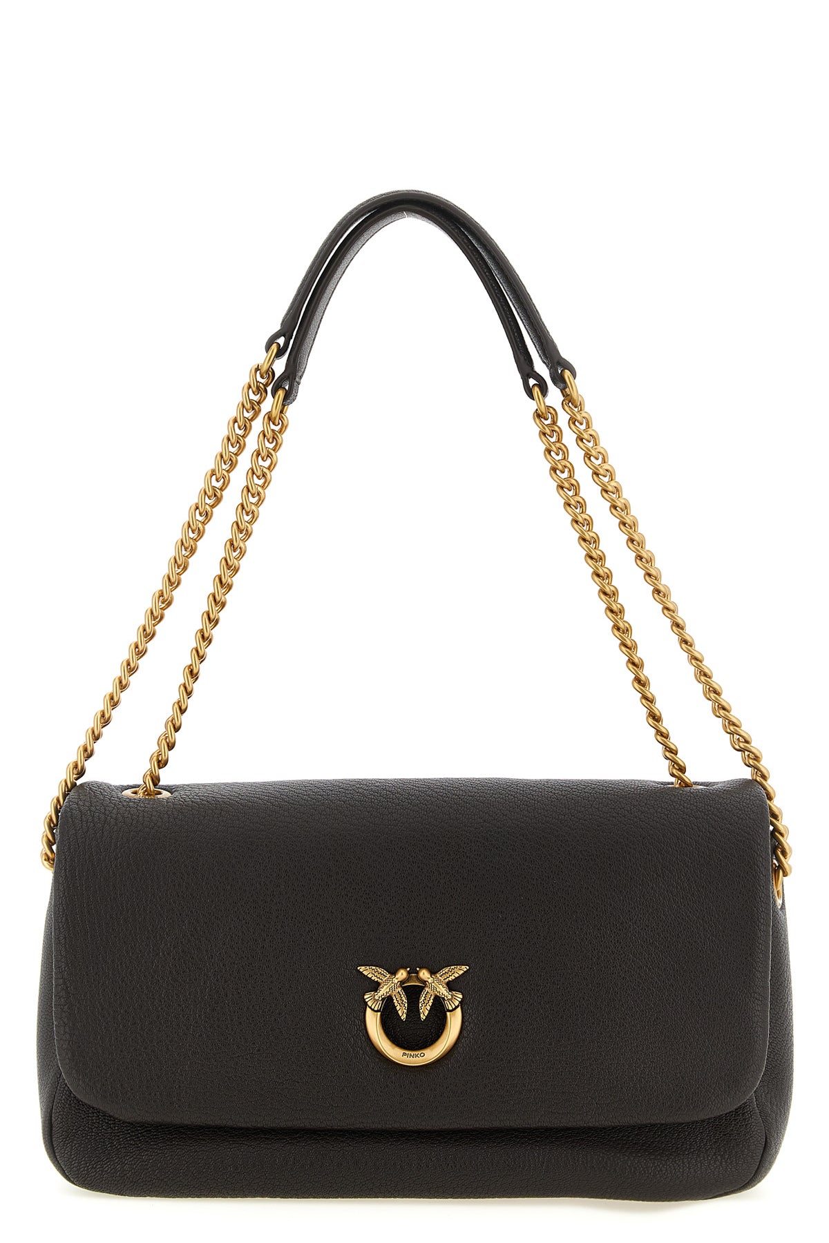 the pinko shoulder bag stands out for its soft but structured silhouette