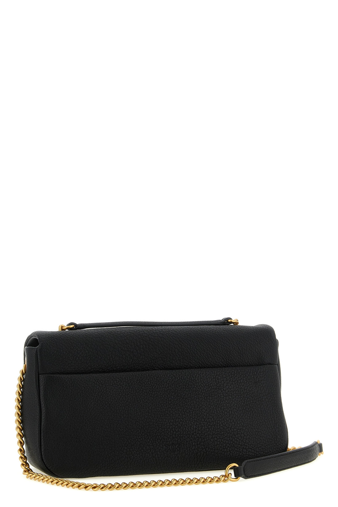 PINKO OS the pinko shoulder bag is made of soft black lambskin