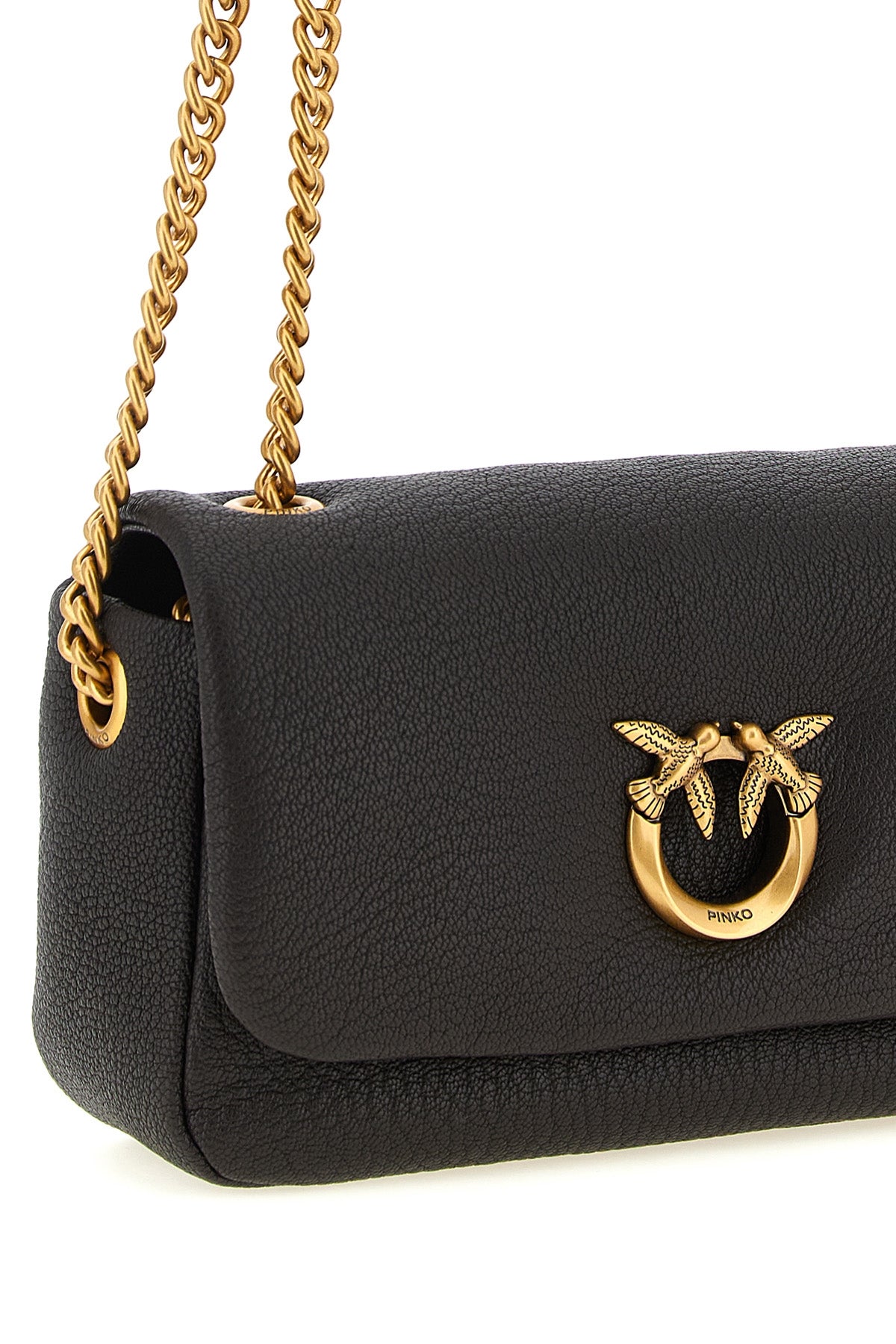 the pinko love bag shoulder bag stands out for its structured silhouette in fine
