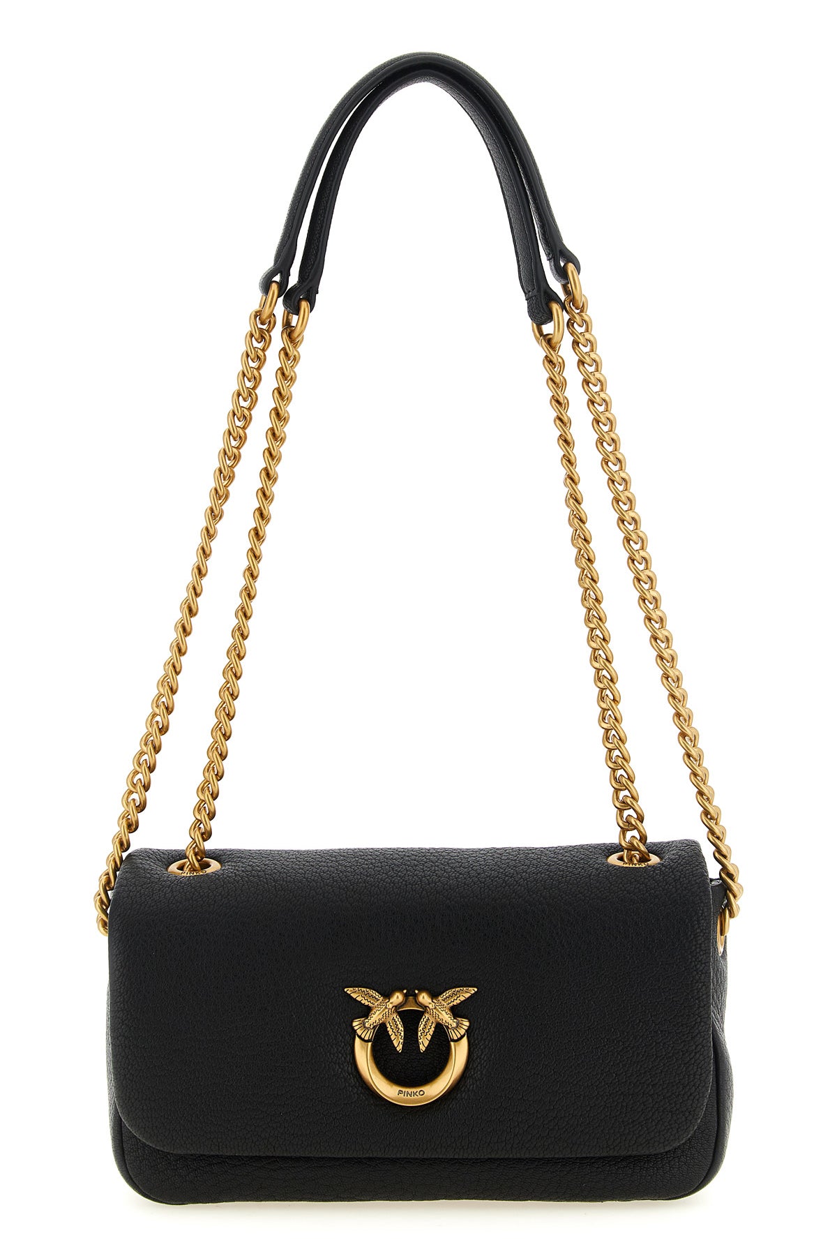 the pinko shoulder bag is made of fine lambskin
