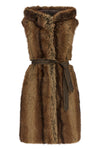 the galearis vest by pinko redefines the concept of sleeveless outerwear through