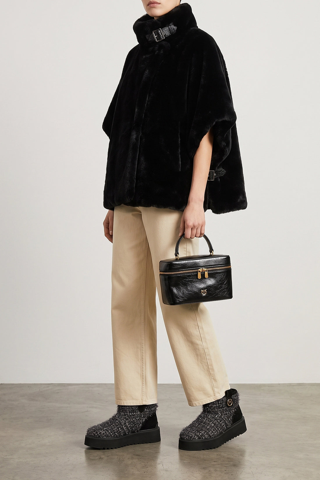 PINKO S the cape pinko defines new volumes through an enveloping and structured silhouet
