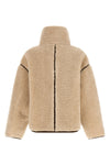 the pinko crop jacket redefines winter volumes through a boxy silhouette