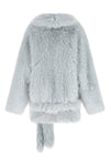 the blouson pinko jacket redefines winter volumes through a soft and enveloping