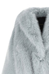 the blouson pinko jacket redefines winter volumes through a soft and enveloping