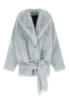 the blouson pinko jacket redefines winter volumes through a soft and enveloping
