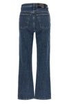 khaite abigail jeans redefine the classic five-pocket silhouette through metic