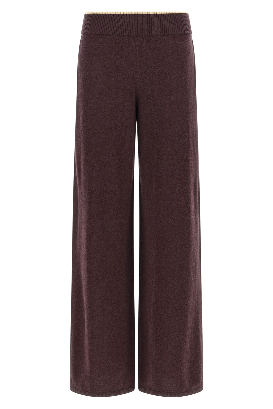 PINKO M the knitted trousers pinko define a relaxed silhouette through wide and fluid vo