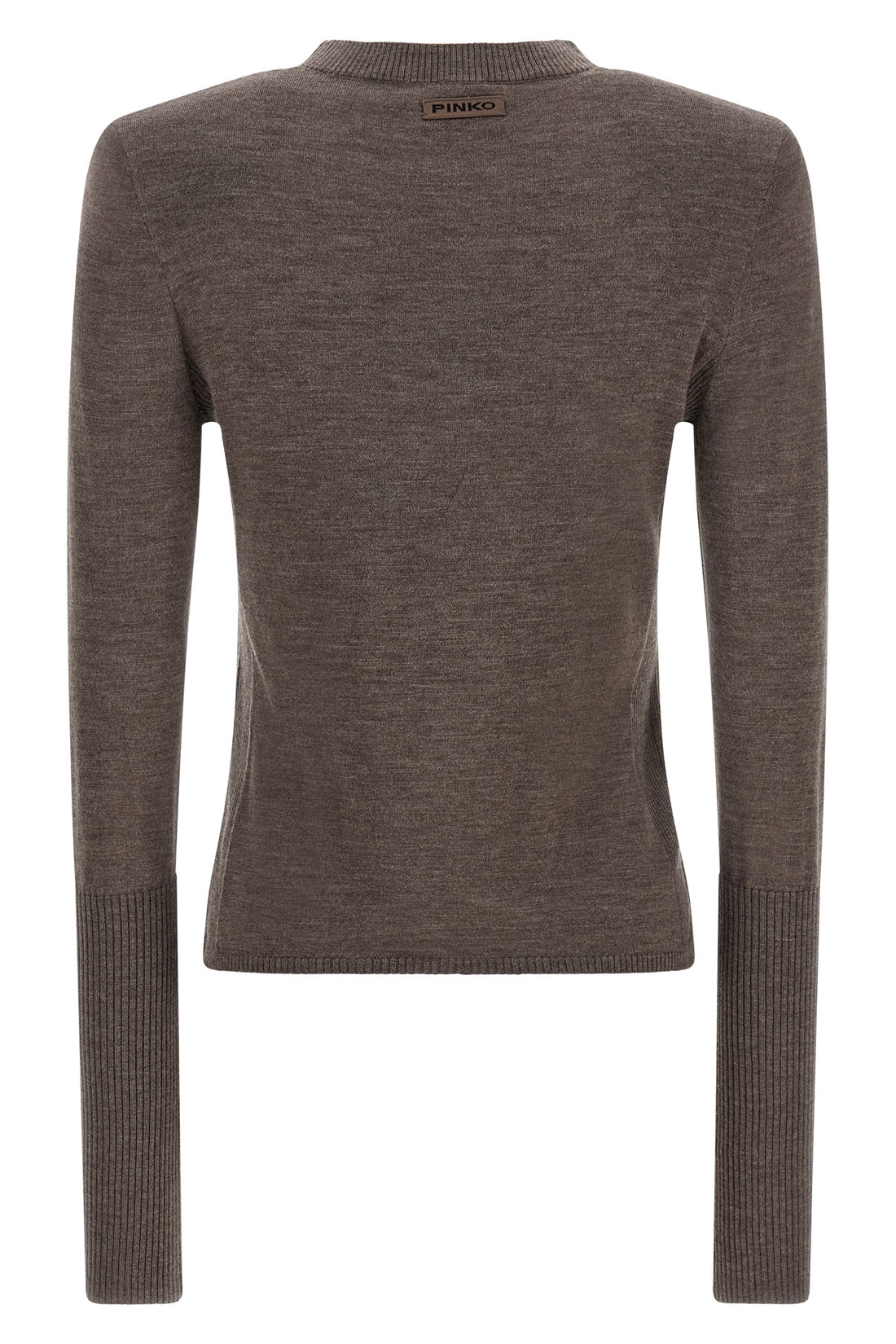 PINKO L the pinko mesh defines an essential silhouette through a pure merino wool constr