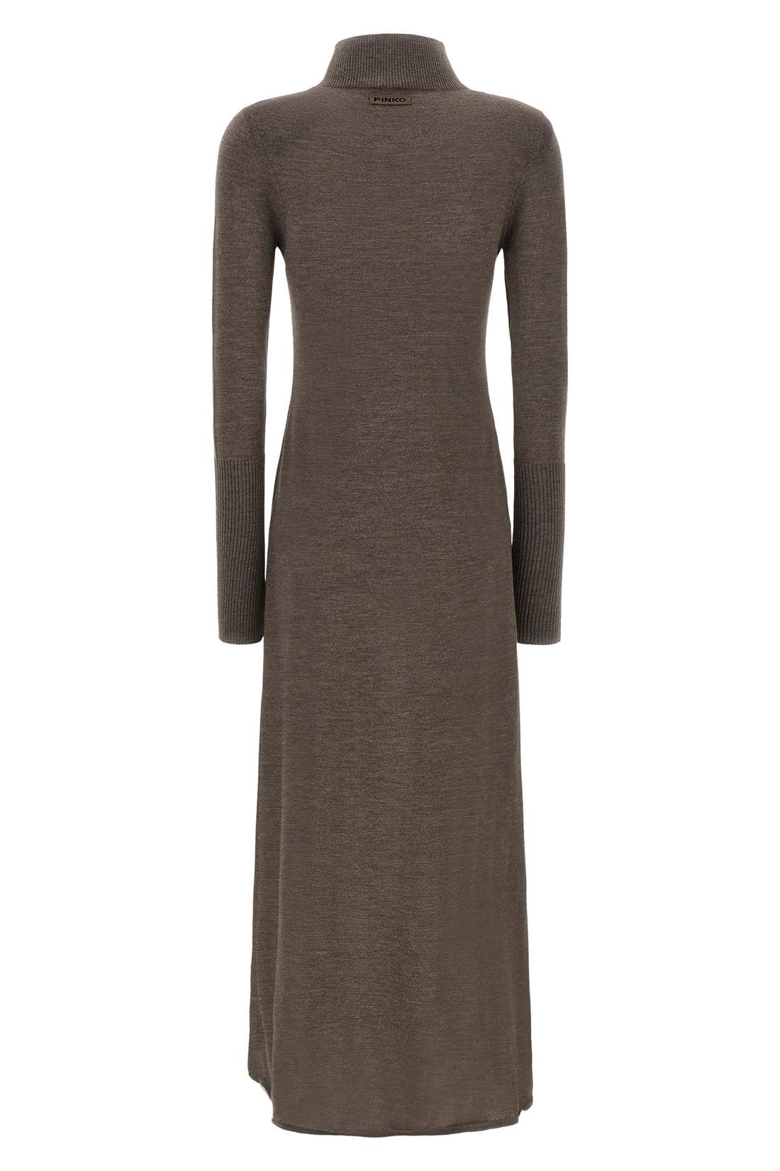 PINKO M the long turtleneck dress pinko in pure merino wool defines an essential and sop