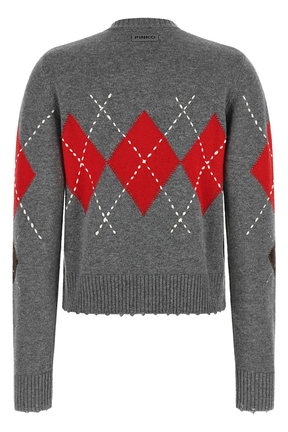 the cardiff pinko cardigan in a fine wool and cashmere blend redefines the cod