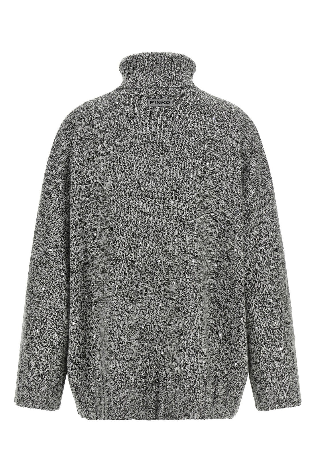 PINKO S the pinko turtleneck is distinguished by a relaxed silhouette