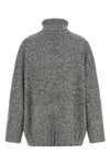 the pinko turtleneck is distinguished by a relaxed silhouette