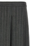 the skirt pinko reinterprets the classic pinstripe pattern