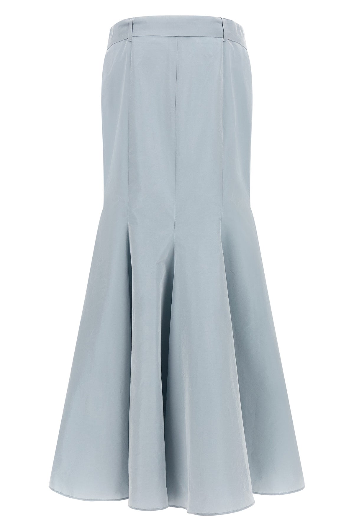 the long skirt pinko is distinguished by a sophisticated mermaid silhouette