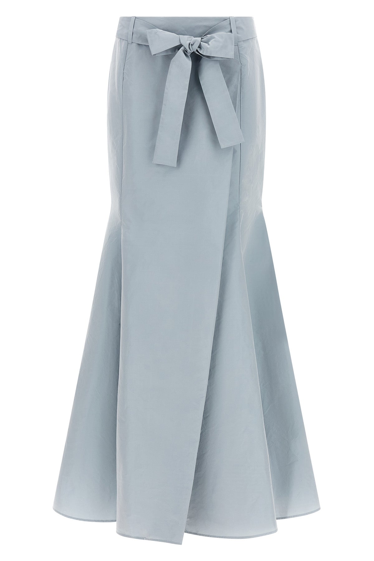 the long skirt pinko is distinguished by a sophisticated mermaid silhouette