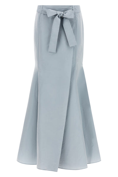 the long skirt pinko is distinguished by a sophisticated mermaid silhouette
