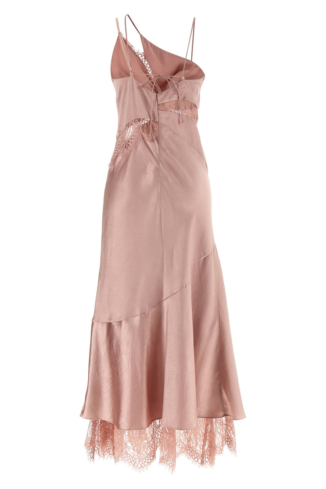 PINKO 40 the long sleeveless pinko satin dress