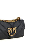 the pinko love bag shoulder bag is made of fine calf leather characterized by a